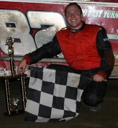 Dustin in Victory Lane